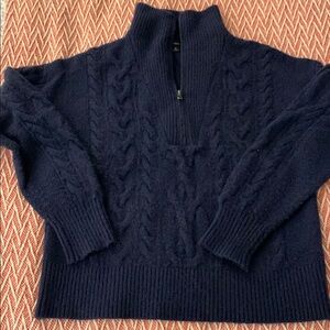 J. Crew Navy Blue Pullover Sweater